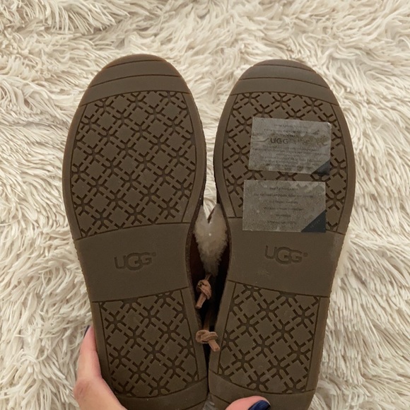 Ugg Luisa Brown Leather Winter Boot Sz 7 - 3463 - Picture 12 of 12